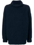 Barena Ribbed Knit Sweater - Blue