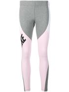 Nike Grey And Pink Performance Leggings