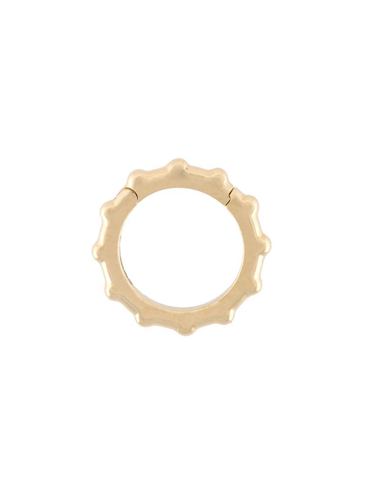 Foundrae Dotted Annex Link Charm, Women's, Metallic