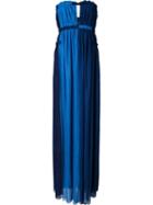 Jay Ahr Strapless Central Slit Dress
