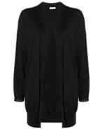 Blugirl Mid-length Open Front Cardigan - Black