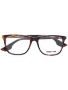 Mcq By Alexander Mcqueen Eyewear Oversized Tortoise Shell Glasses -