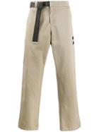 Off-white Loose Fit Cargo Trousers - Neutrals