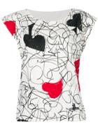 Vivienne Westwood Heart Print T-shirt - Nude & Neutrals