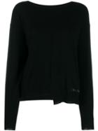 Liu Jo Asymmetric Hem Jumper - Black