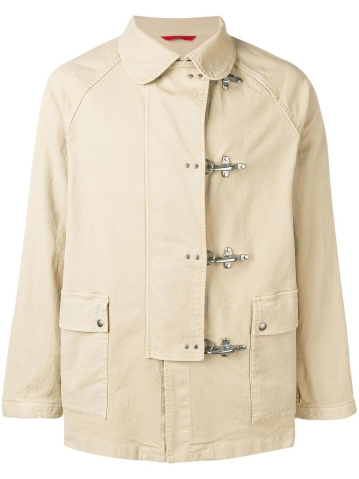 Fay 4 Ganci Safari Jacket - Neutrals