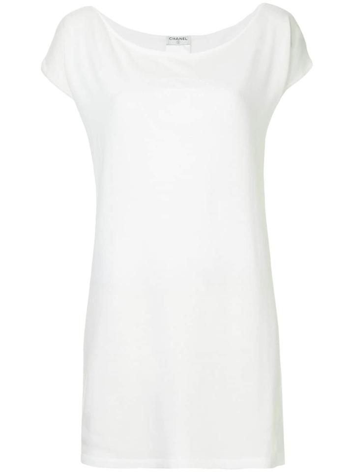 Chanel Vintage Chanel Cc Short Sleeve Tops - White