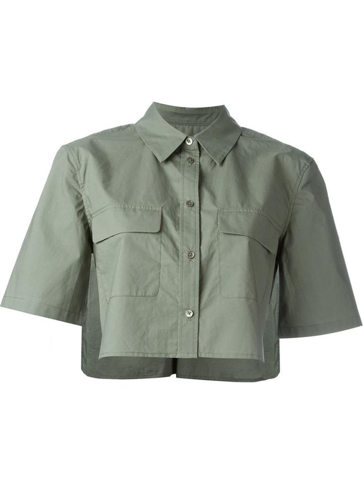 Equipment Cropped Shirt