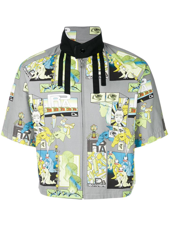 Prada Comic Print Jacket - Grey