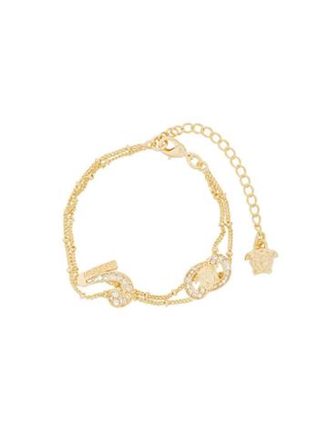 Versace Double Stranded Bracelet - Gold