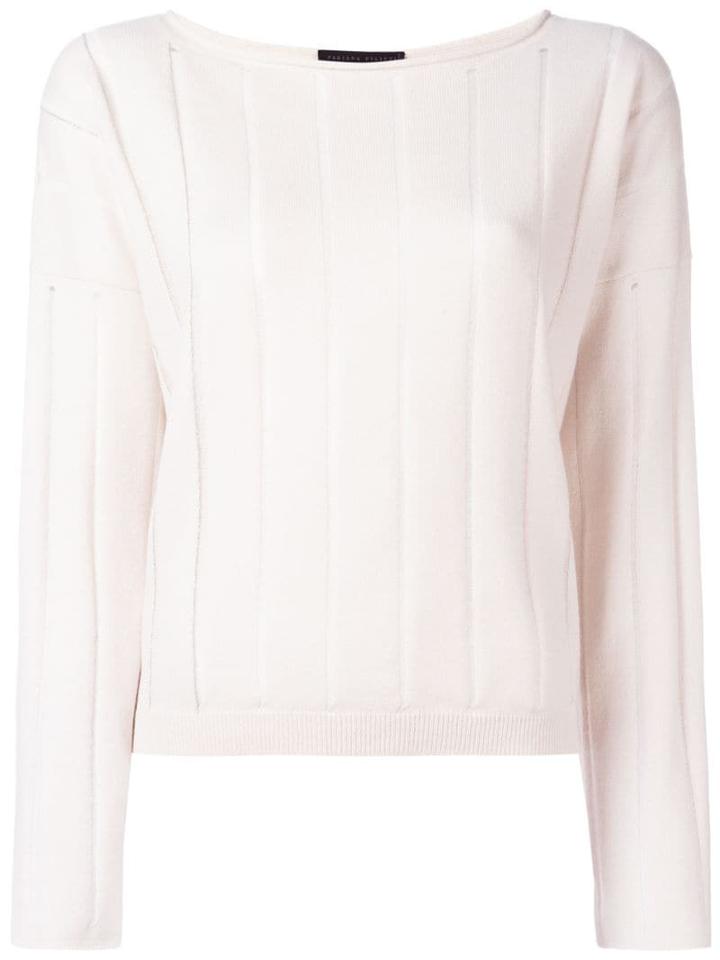 Fabiana Filippi Cashmere Ribbed Jumper - Neutrals