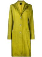 Avant Toi Single-breasted Coat - Yellow