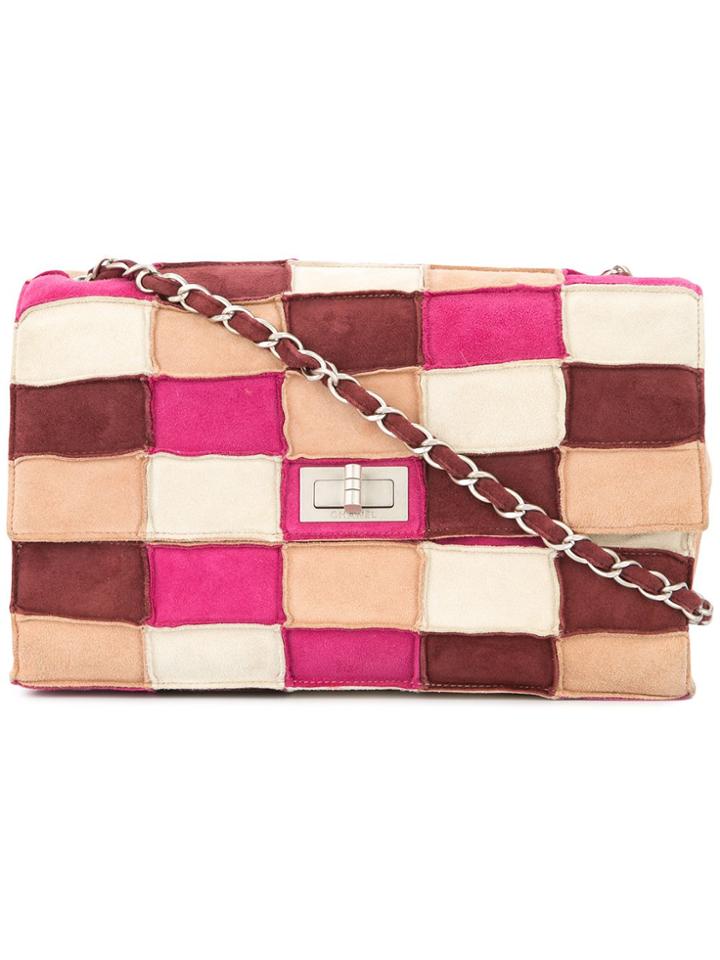 Chanel Vintage Chocolate Bar Shoulder Bag - Multicolour