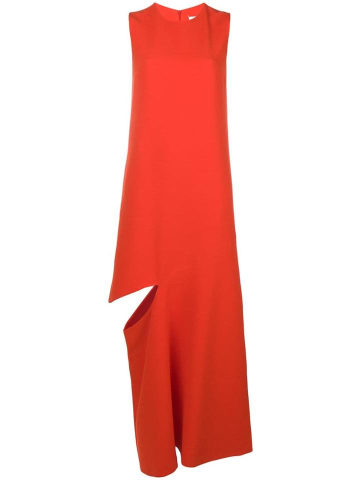 Maison Margiela Cady Maxi Dress - Red