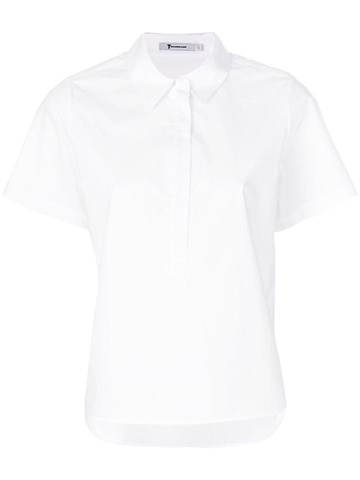 T By Alexander Wang Short Sleeve Shirt - White