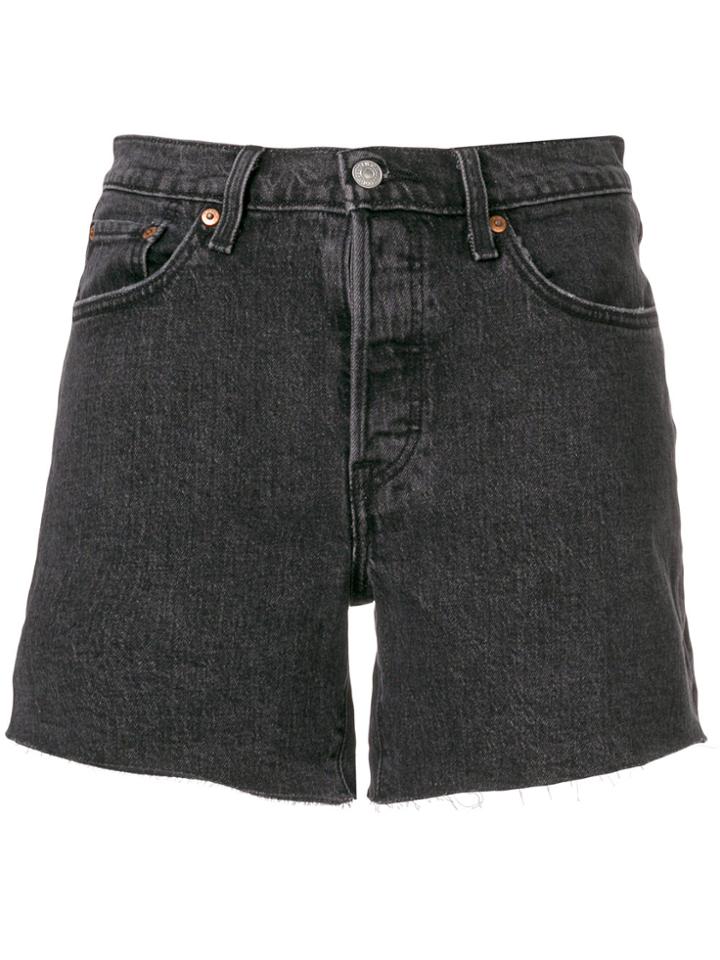 Levi's Five Pocket Denim Shorts - Black