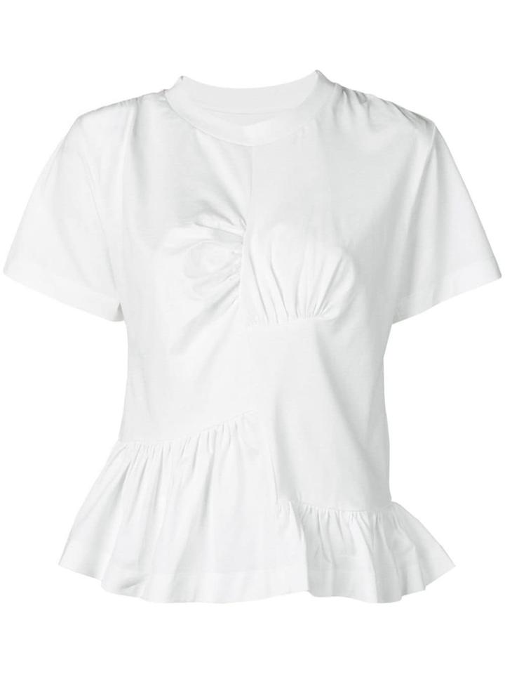 Marques'almeida Ruched Front T-shirt - White
