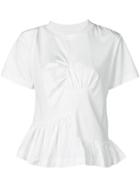 Marques'almeida Ruched Front T-shirt - White