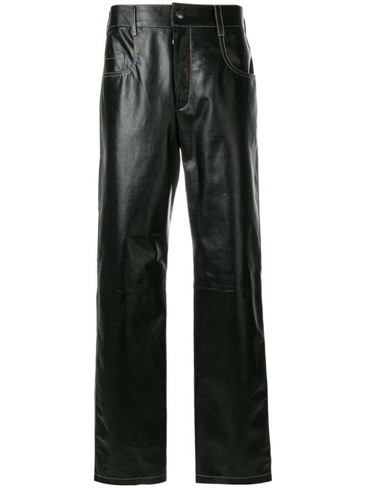 Vejas Straight-leg Trousers - Black