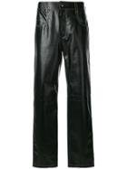 Vejas Straight-leg Trousers - Black