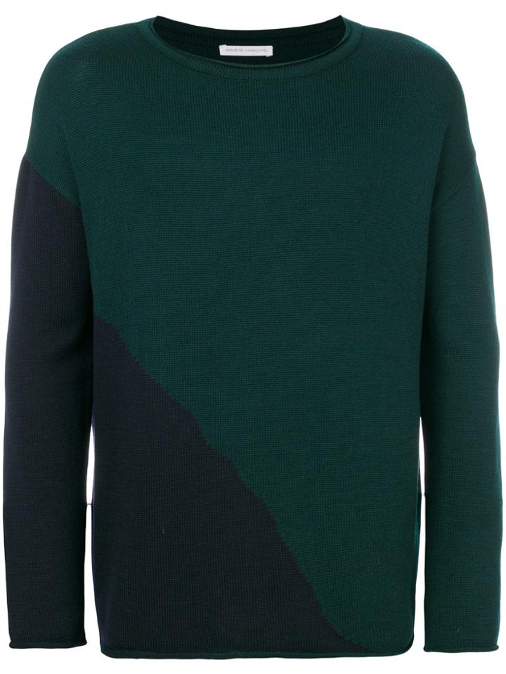 Société Anonyme Two-tone Jumper - Green