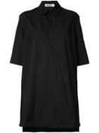 Jil Sander Oversized Shirt, Women's, Size: 44, Black, Cotton
