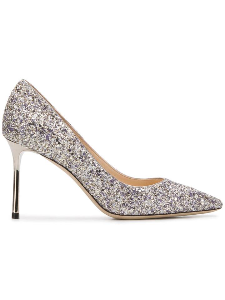 Jimmy Choo Romy 85 Pumps - Silver