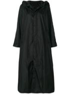 Y-3 Oversized Long Raincoat - Black