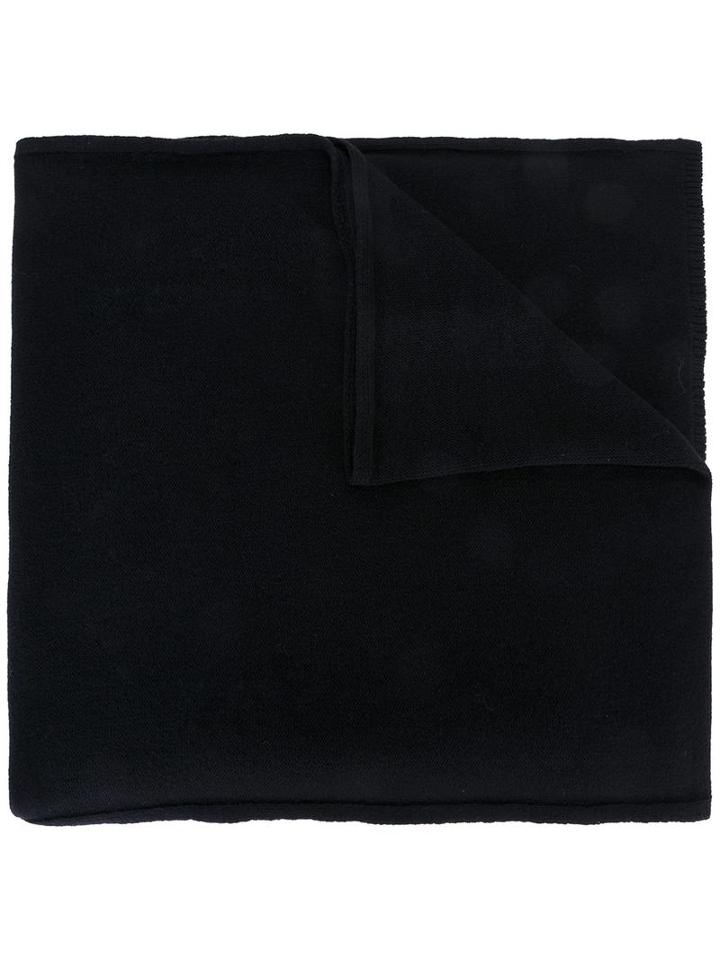 Officine Generale Classic Scarf, Black, Cashmere/merino
