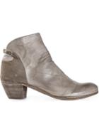Officine Creative Chabrol Boots, Women's, Size: 39.5, Grey, Leather