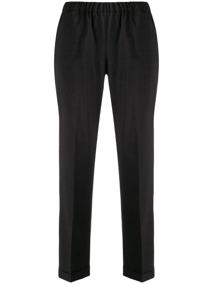 Alberto Biani Slim Fit Trousers - Grey