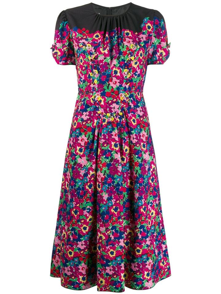 Marc Jacobs Printed Midi Dress - Pink