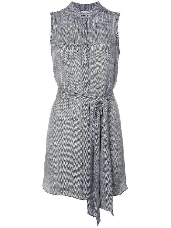 Sally Lapointe Tie Waist Top - Black