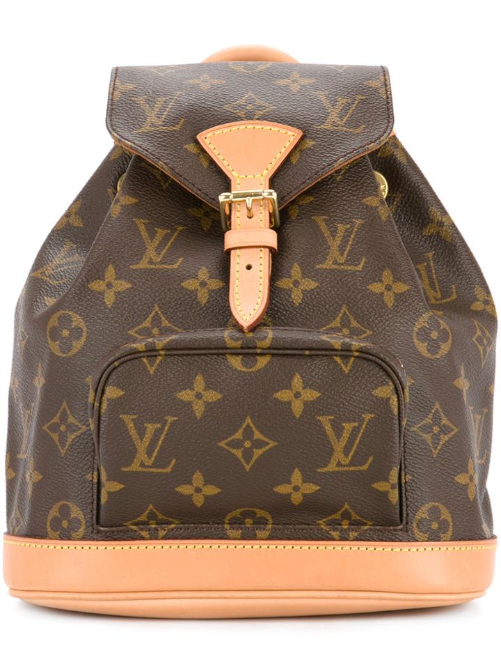 Louis Vuitton Vintage Mini Montsouris Backpack - Brown
