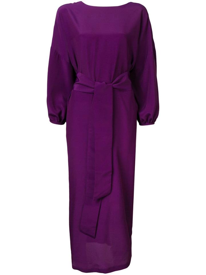 Roseanna Fluid Maxi Dress - Purple