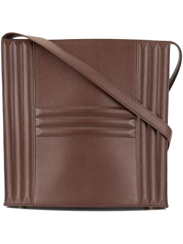 Hermès Pre-owned Cadena Kelly Shoulder Bag - Brown