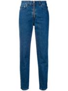 Closed Zipped Front Jeans - Blue