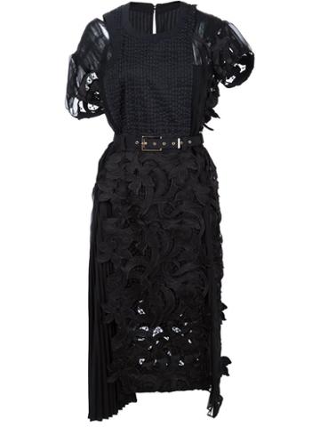 Sacai 'lily' Lace Dress
