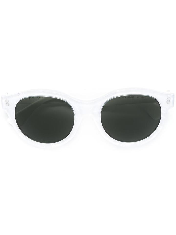 'mona Pool' Sunglasses, Women's, White, Acetate, Retrosuperfuture