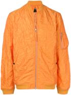Maharishi Textured Bomber Jacket - Yellow & Orange