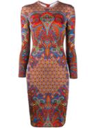 Givenchy Paisley Print Dress, Women's, Size: 36, Silk/spandex/elastane/acetate/viscose