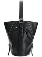 Alexander Mcqueen Biker Hobo Bag - Black