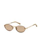 Max Mara Bridge Iii Sunglasses - Gold