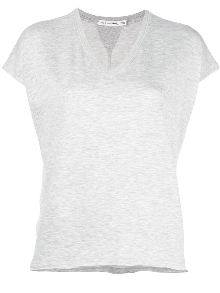 Rag & Bone /jean V-neck T-shirt - Nude & Neutrals