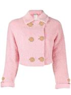 Versace Pre-owned 1990's Cropped Jacket - Pink