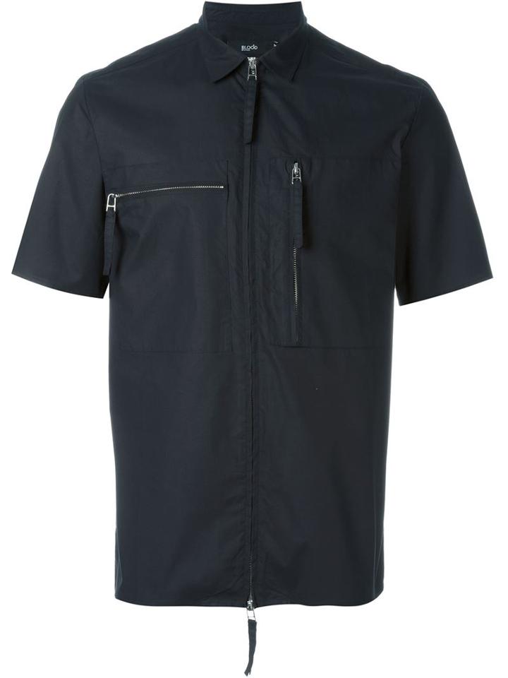 Blood Brother Zip Pocket Shirt, Men's, Size: Xl, Black, Cotton