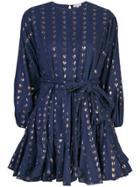 Rhode Resort Tie Waist Mini Dress - Blue