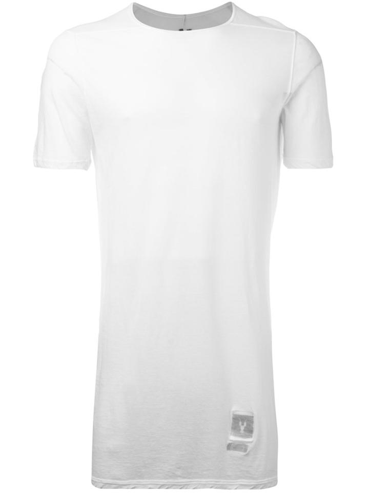 Rick Owens Drkshdw Classic T-shirt, Men's, Size: Medium, White, Cotton