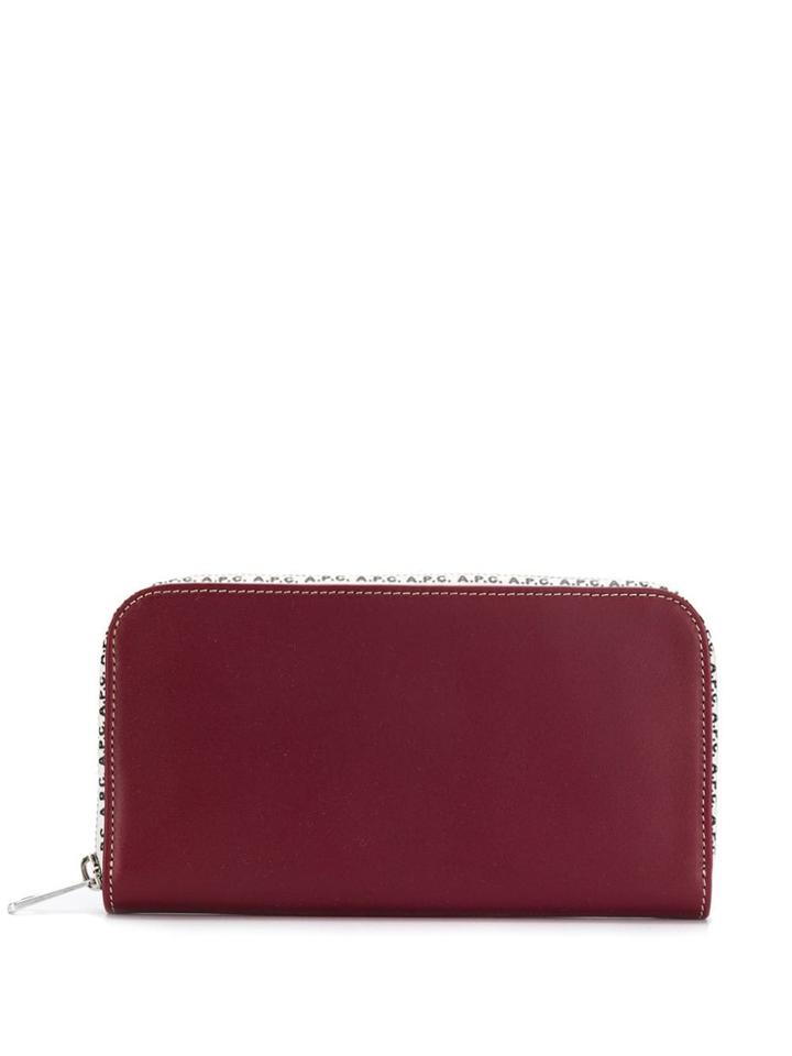 A.p.c. Zip-around Wallet - Red