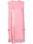 Courrèges Layered Shift Dress - Pink